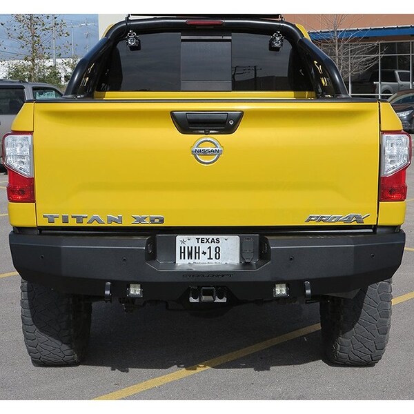 Steelcraft Automotive 16C Titan Xd Textured Black Fortis Rear Bumper 76-24080 - main